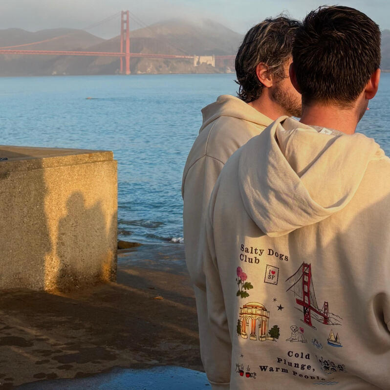 Salty Dogs Club SF Hoodie (Back) Salty Dogs Club SF Hoodie (Back)